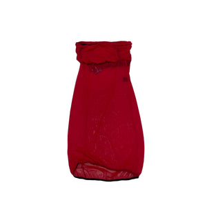 Johanna Parv - MESH SKIRT WITH CARGO POCKETS - AW23 - RED